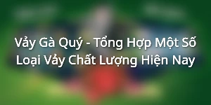 Vay Ga Quy Tong Hop Mot So Loai Vay Chat Luong Hien Nay